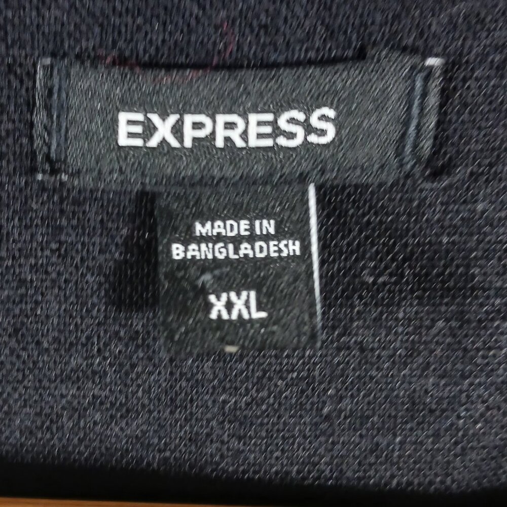 EXPRESS, 2X Black Linen Blend Button Up Vest, Classic Fit, Minimalist, Versatile - Picture 2 of 14